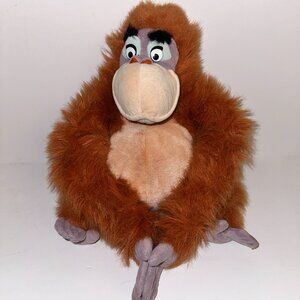 Walt Disney KING LOUIE The Jungle Book Plush Orangutan Monkey Ape Toy VTG 16"!